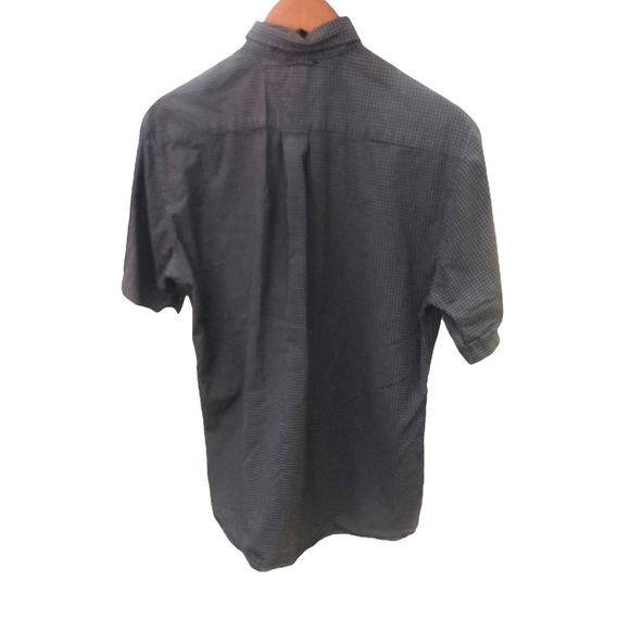 Tommy Hilfiger Men’s Grey Button Down Short Sleeve Dress Shirt - Picture 2 of 8